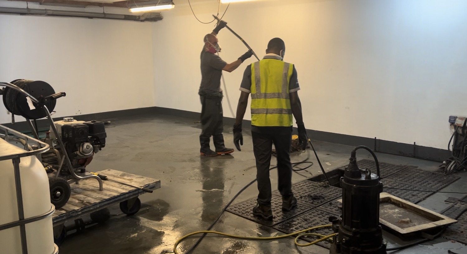 Enviroganix team applying treatment at Old Town